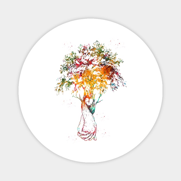 Love Tree Magnet by erzebeth